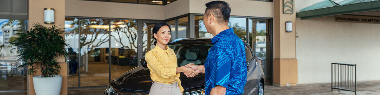 Car selling in progress